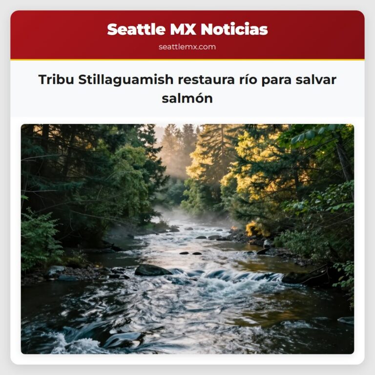 Tribu Stillaguamish restaura río para salvar salmón