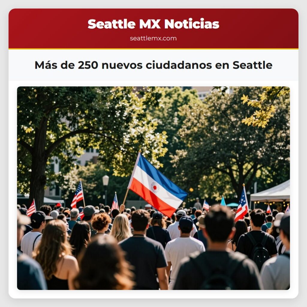 Más de 250 nuevos ciudadanos en Seattle