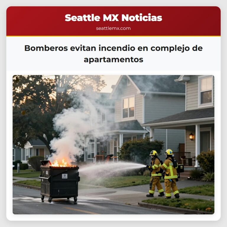 Bomberos evitan incendio en complejo de apartamentos