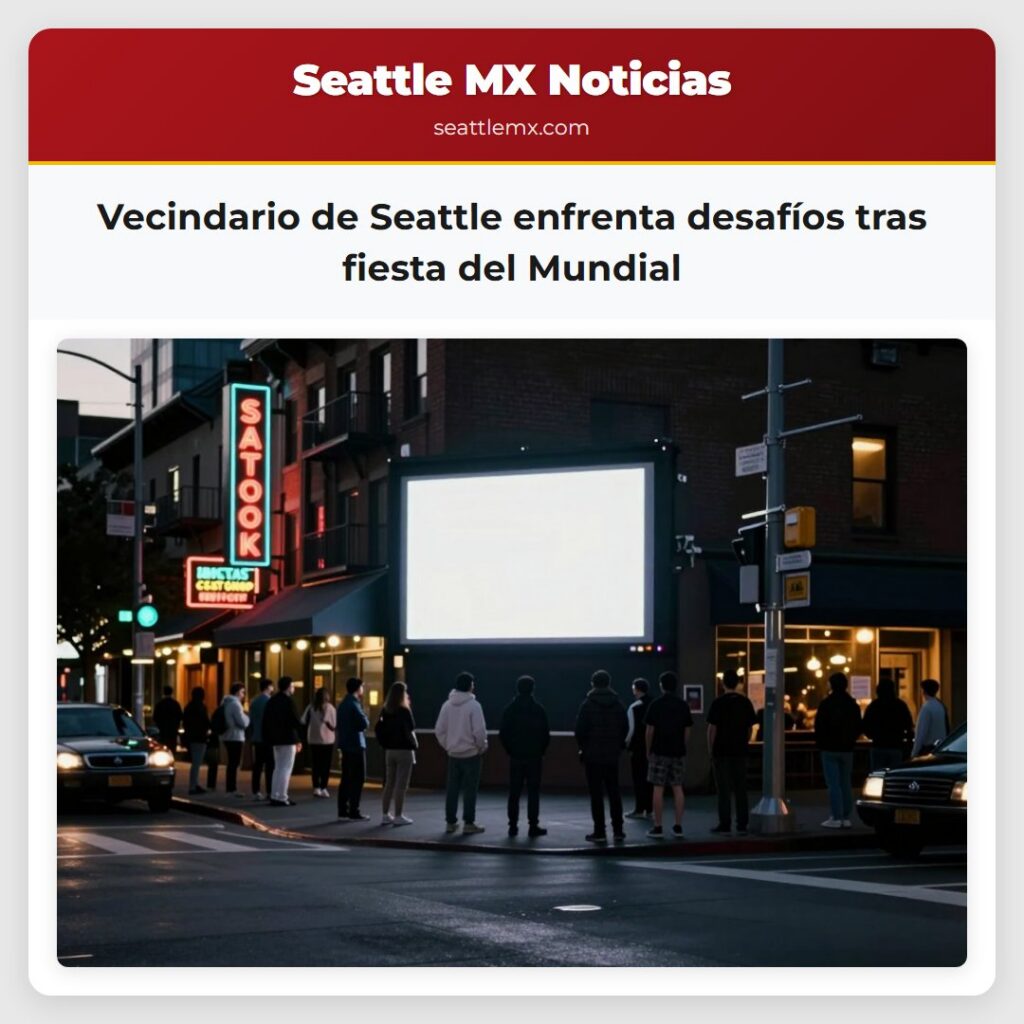 Vecindario de Seattle enfrenta desafíos tras