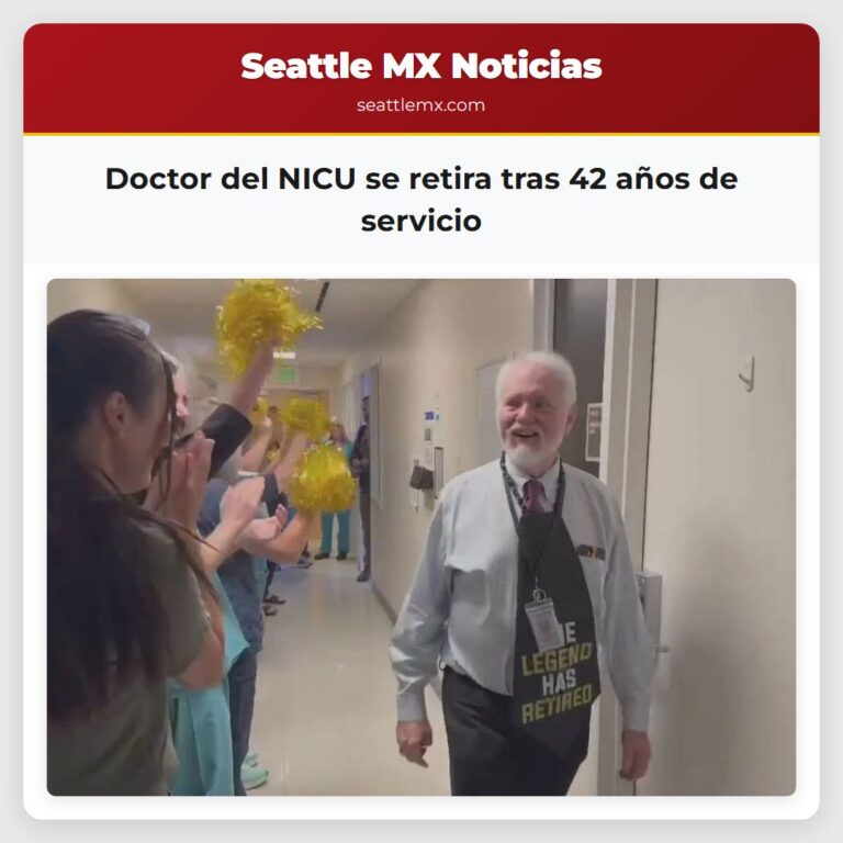 Doctor del NICU se retira tras 42 años de servicio