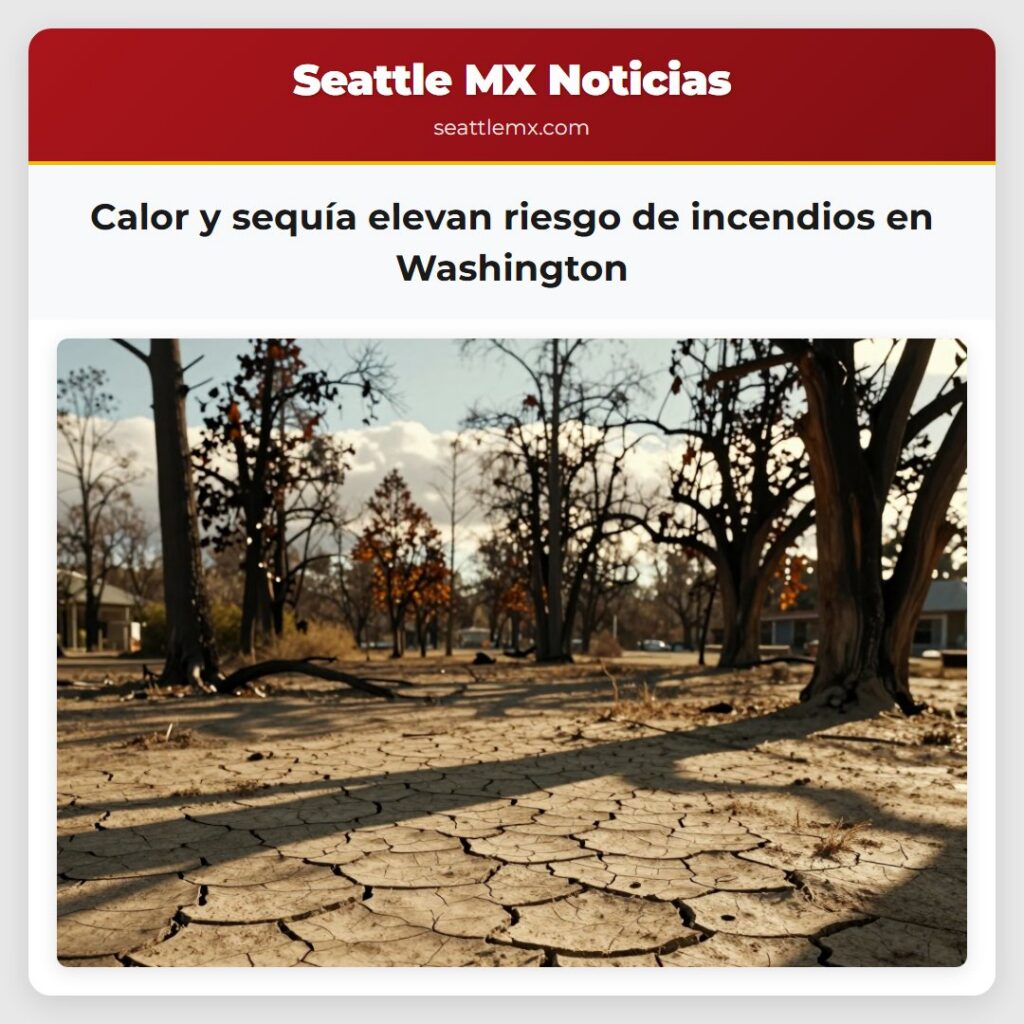 Calor y sequía elevan riesgo de incendios en