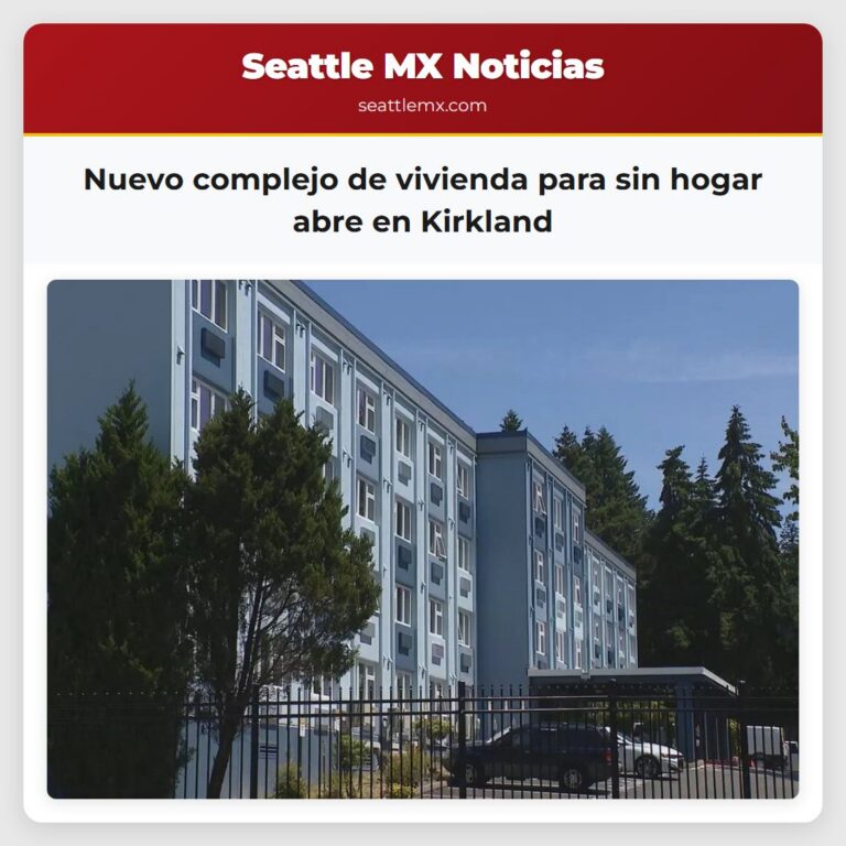 Nuevo complejo de vivienda para sin hogar abre en Kirkland