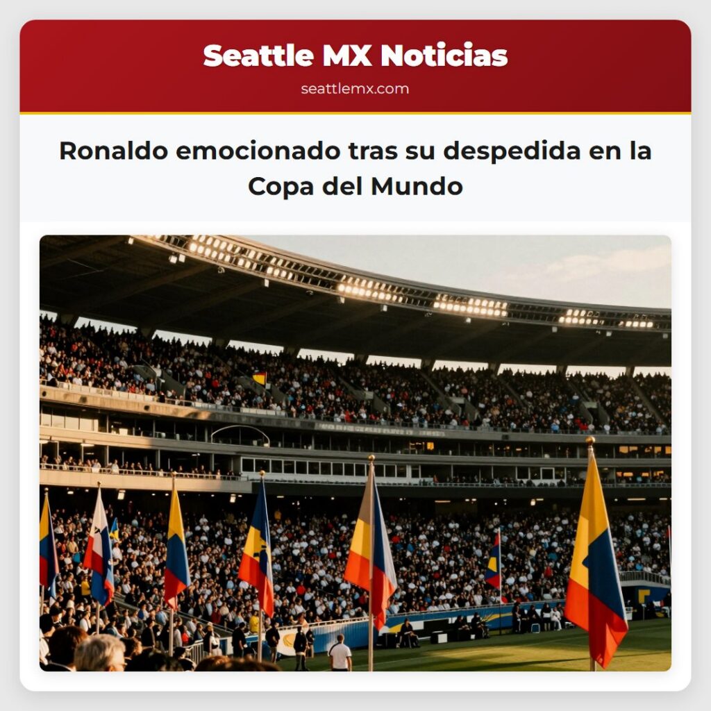 Ronaldo emocionado tras su despedida en la Copa