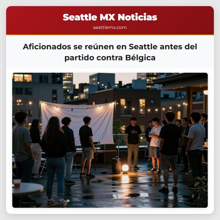Aficionados se reúnen en Seattle antes del partido contra Bélgica