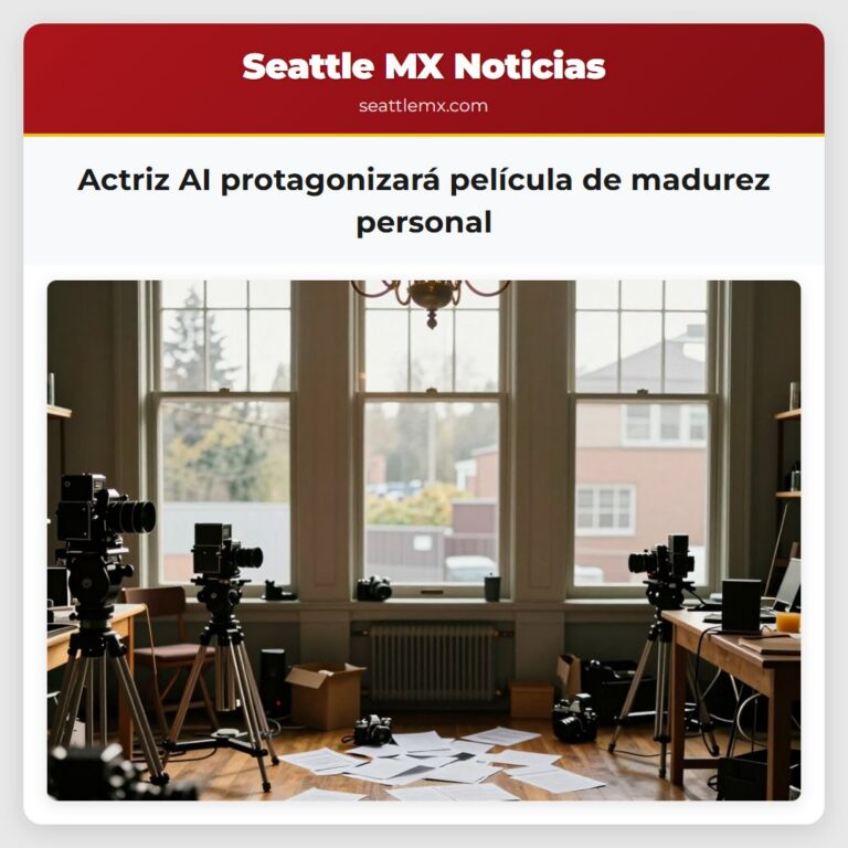 Actriz AI protagonizará película de madurez personal