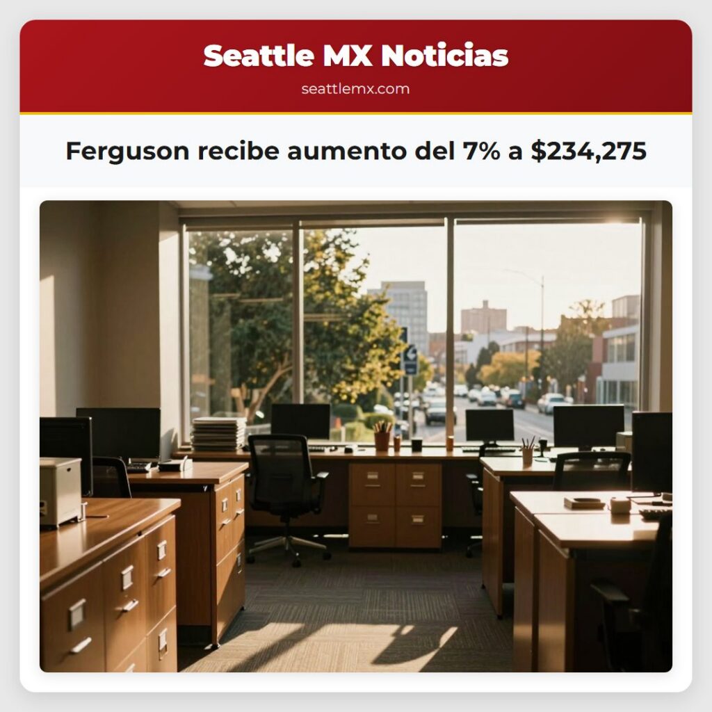 Ferguson recibe aumento del 7% a $234,275