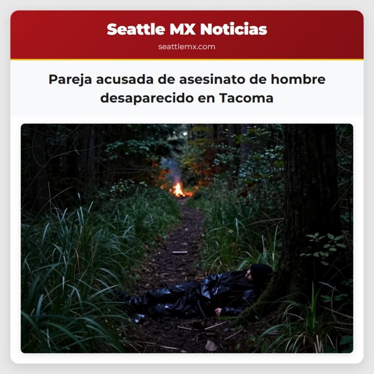 Pareja acusada de asesinato de hombre desaparecido en Tacoma