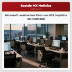 Microsoft reestructura Xbox con 605 despidos en Redmond