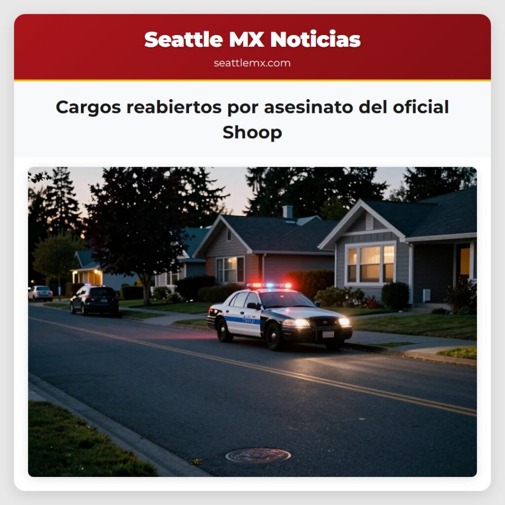 Cargos reabiertos por asesinato del oficial Shoop