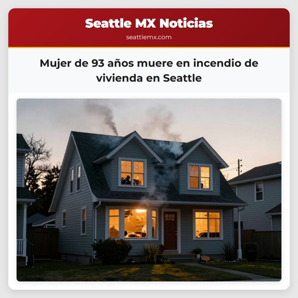 Mujer de 93 años muere en incendio de vivienda en