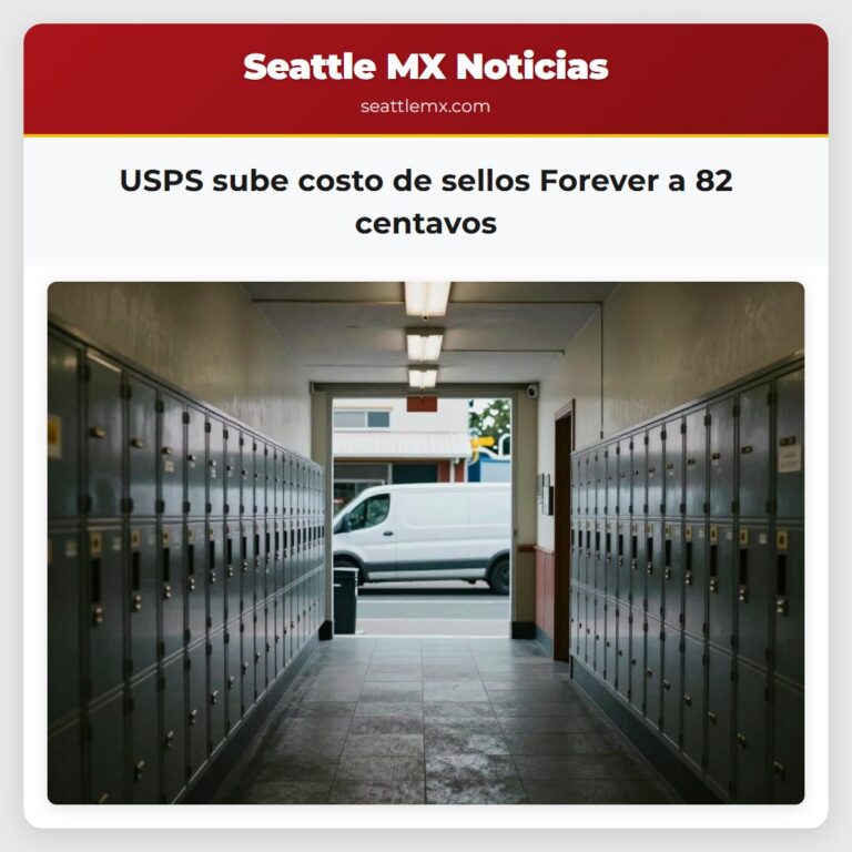USPS sube costo de sellos Forever a 82 centavos