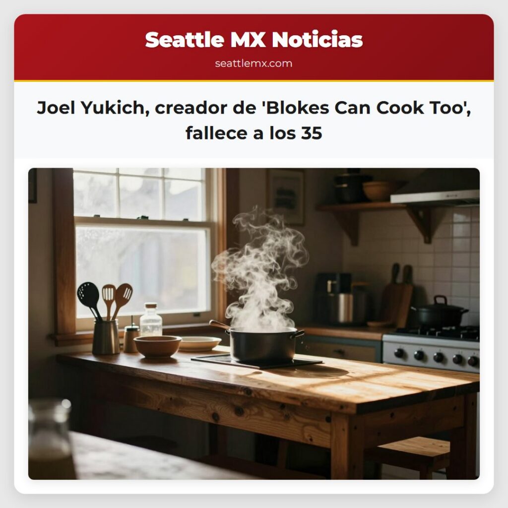 Joel Yukich, creador de 'Blokes Can Cook Too',