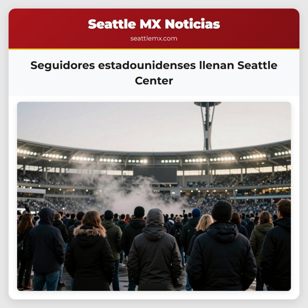 Seguidores estadounidenses llenan Seattle Center