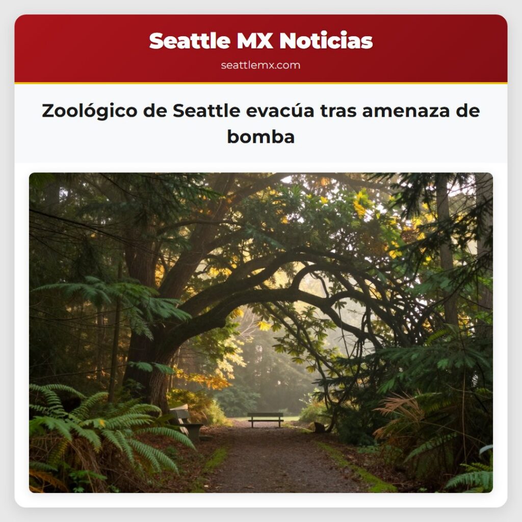 Zoológico de Seattle evacúa tras amenaza de bomba
