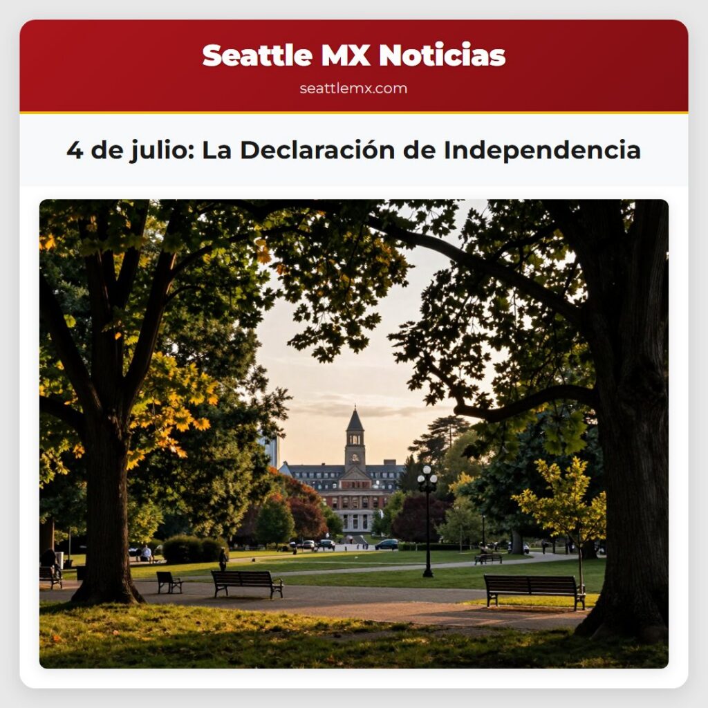 4 de julio: La Declaración de Independencia
