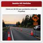 Cierre en SR 512 por accidente cerca de Puyallup