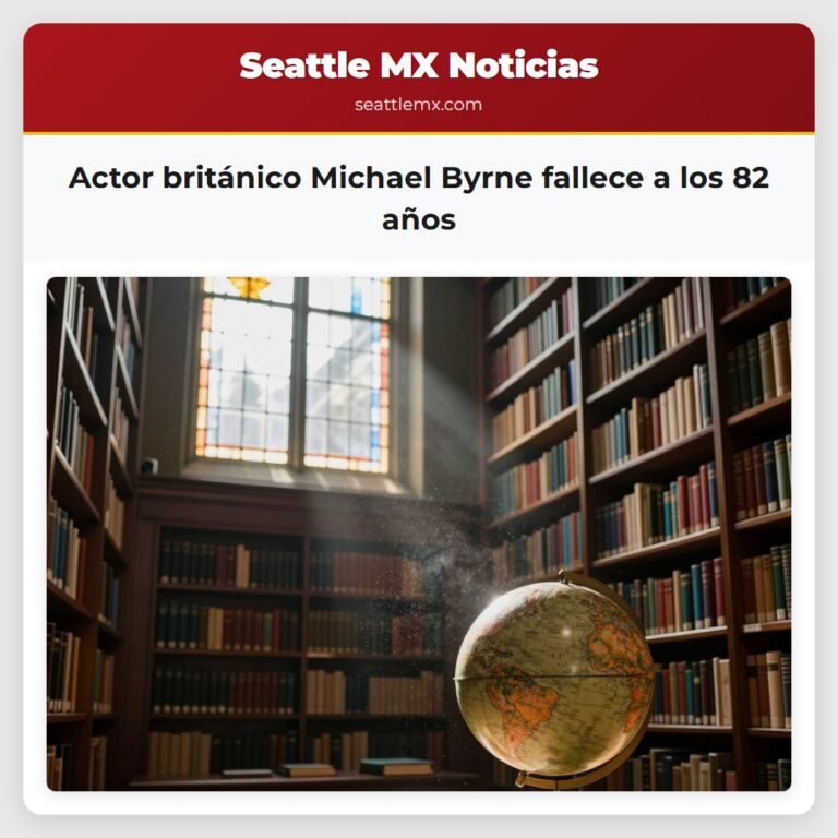 Actor británico Michael Byrne fallece a los 82 años
