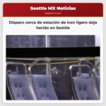 Disparo cerca de estación de tren ligero deja herido en Seattle