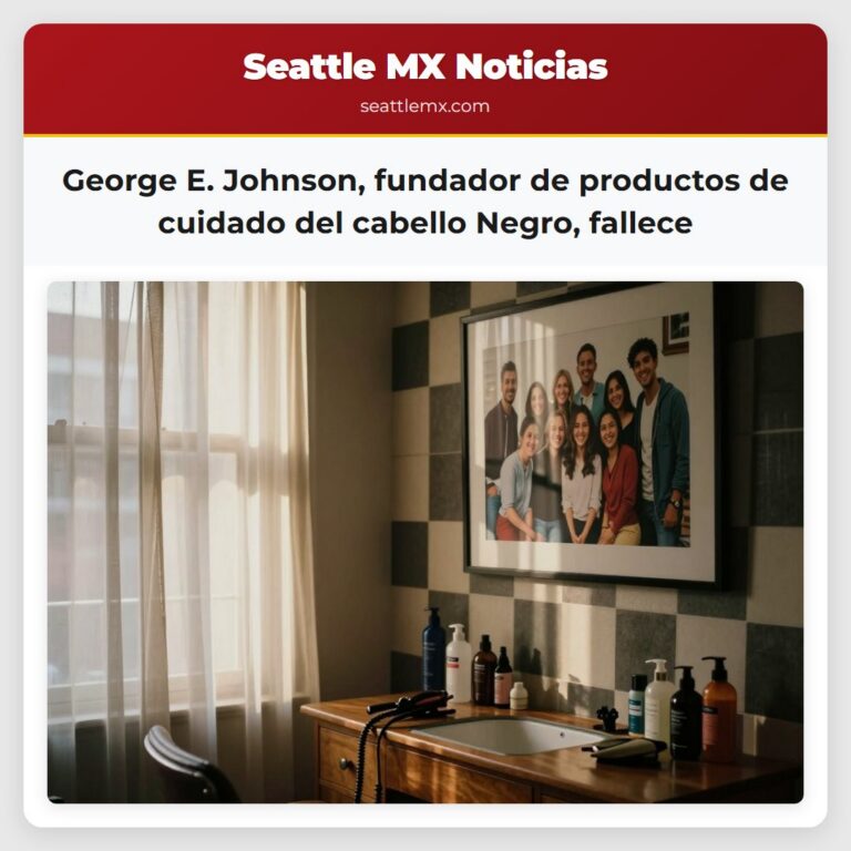 George E. Johnson fundador de productos de cuidado del cabello Negro fallece