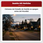Cámaras del Estadio de Seattle se apagan antes del Mundial