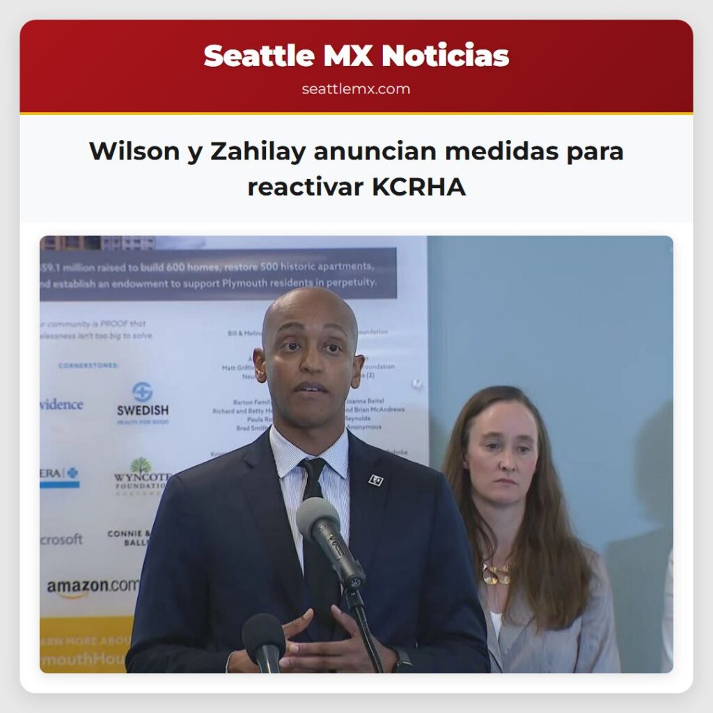 Wilson y Zahilay anuncian medidas para reactivar