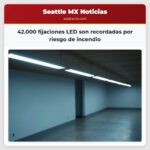 42.000 fijaciones LED son recordadas por riesgo de incendio