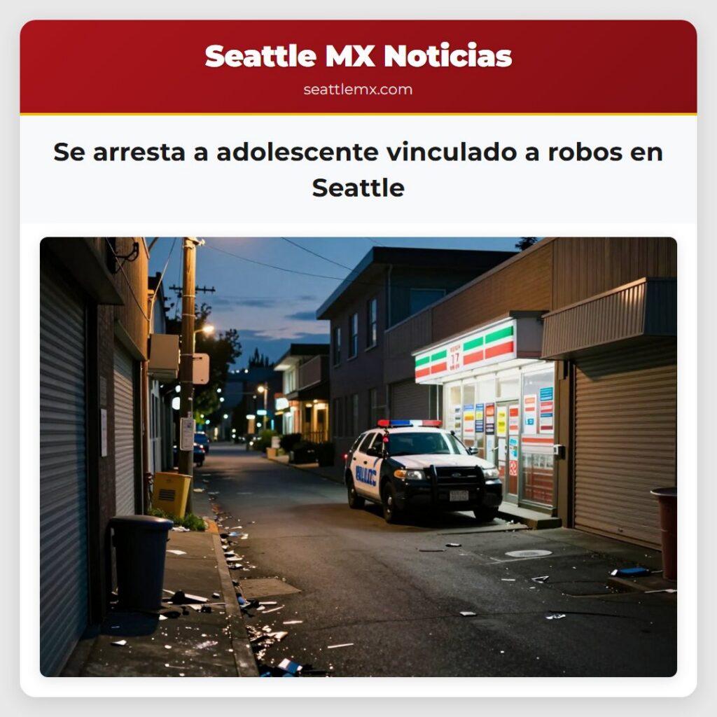 Se arresta a adolescente vinculado a robos en