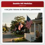 4 de julio Valores de libertad y patriotismo