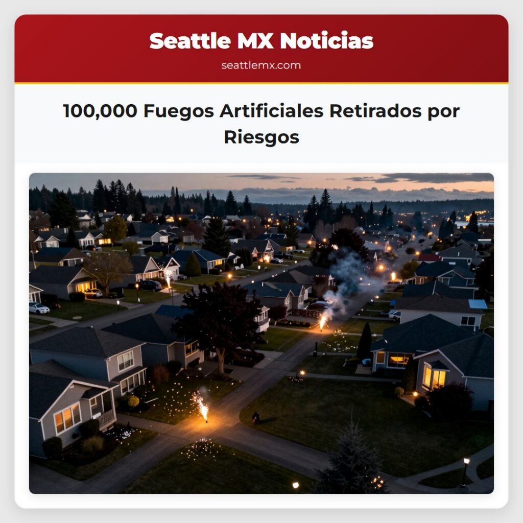 100,000 Fuegos Artificiales Retirados por Riesgos