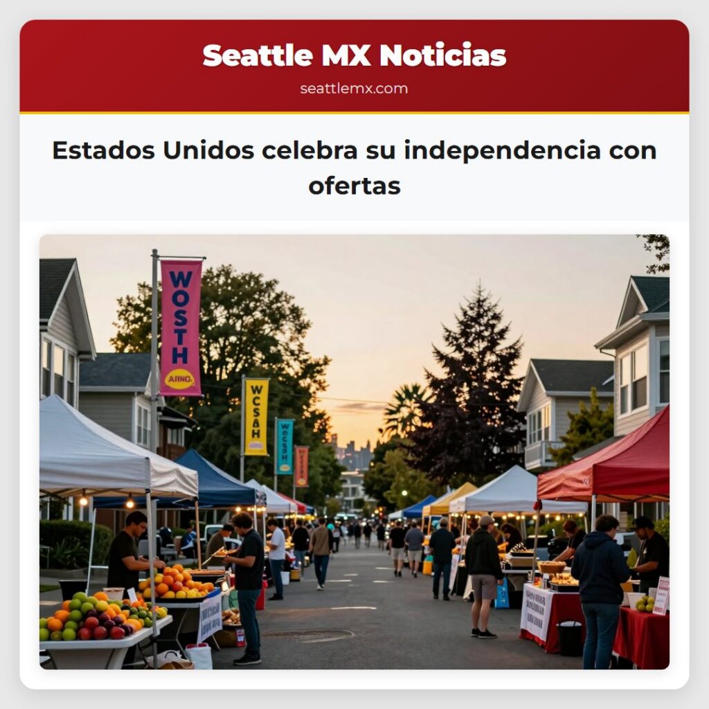 Estados Unidos celebra su independencia con ofertas