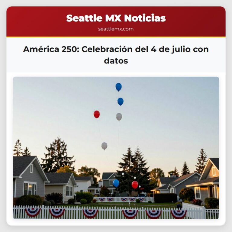 América 250 Celebración del 4 de julio con datos