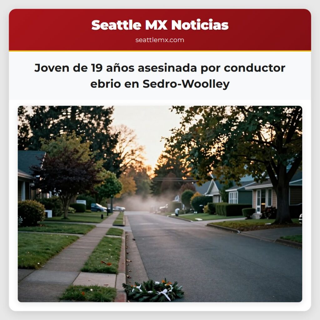 Noticias De Seattle 1 Joven de 19 años asesinada por conductor ebrio en