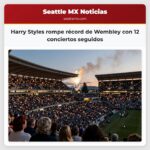 Harry Styles rompe récord de Wembley con 12 conciertos seguidos