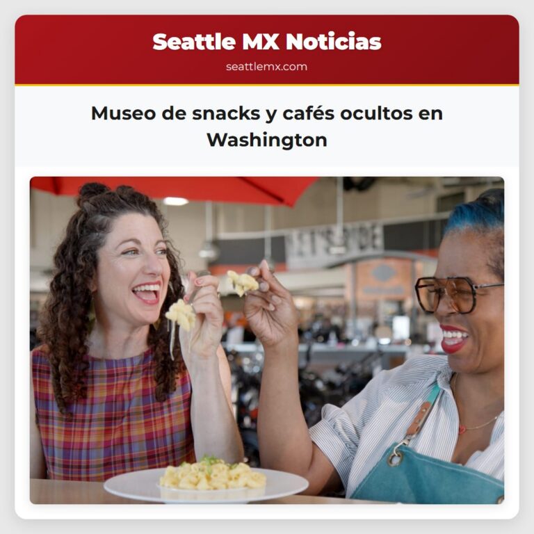 Museo de snacks y cafés ocultos en Washington