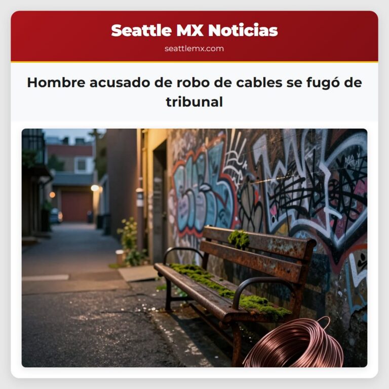 Hombre acusado de robo de cables se fugó de tribunal
