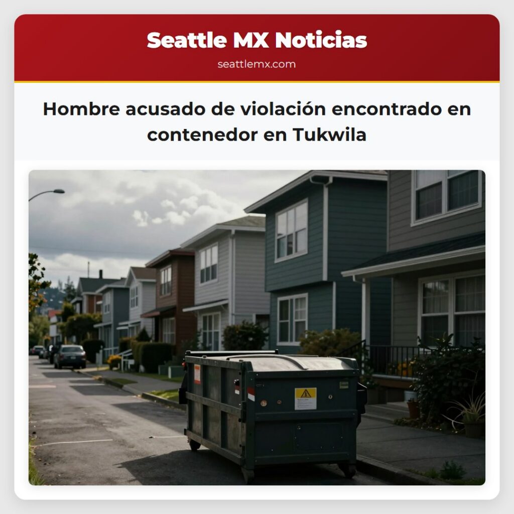 Hombre acusado de violación encontrado en