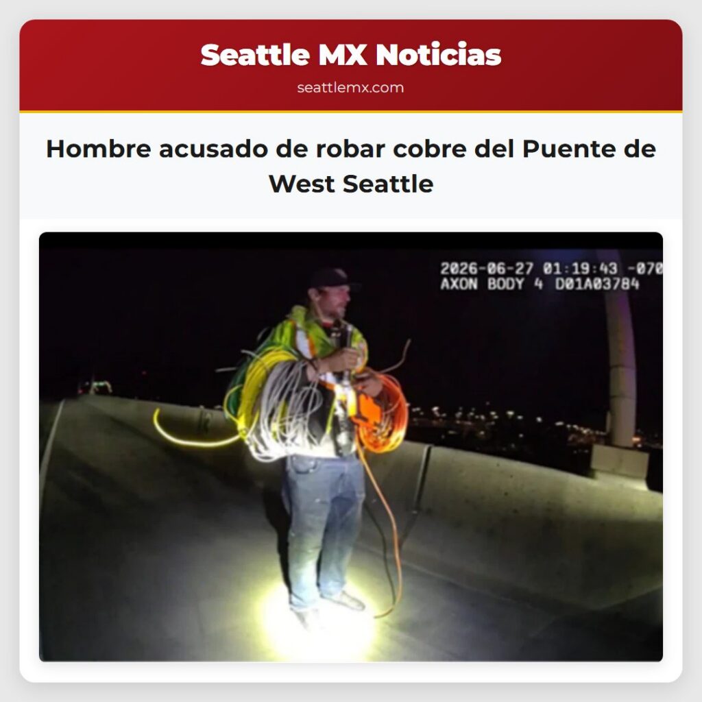 Hombre acusado de robar cobre del Puente de West