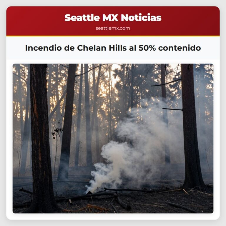 Incendio de Chelan Hills al 50% contenido