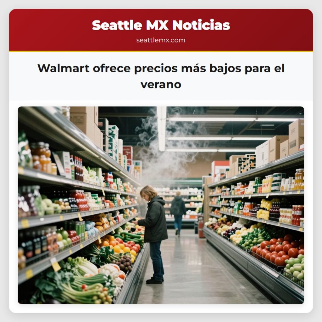 Walmart ofrece precios más bajos para el verano
