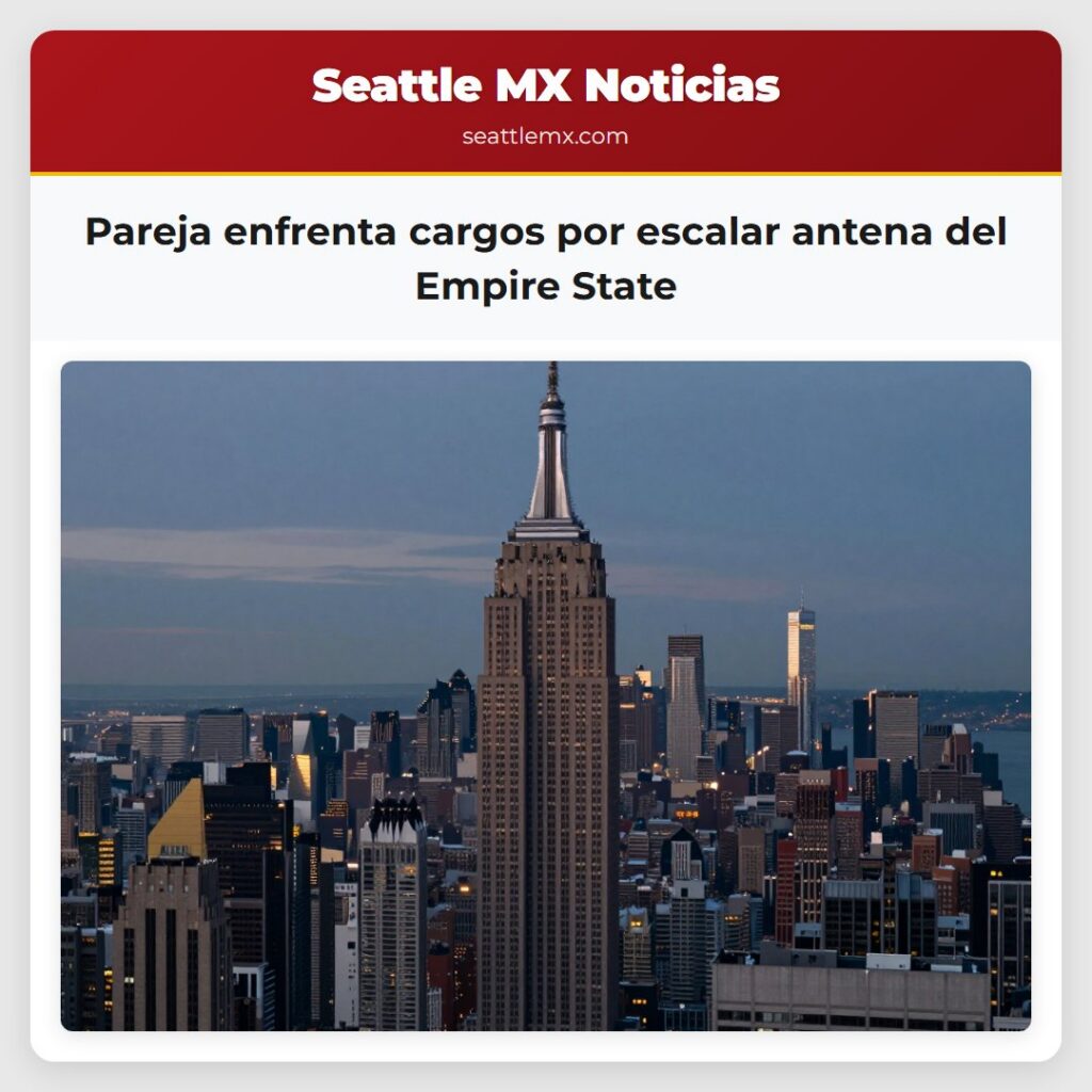Noticias De Seattle 5 Pareja enfrenta cargos por escalar antena del