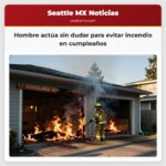 Hombre actúa sin dudar para evitar incendio en cumpleaños