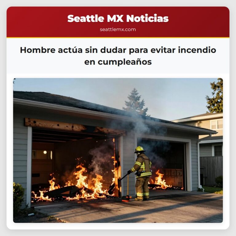 Hombre actúa sin dudar para evitar incendio en cumpleaños