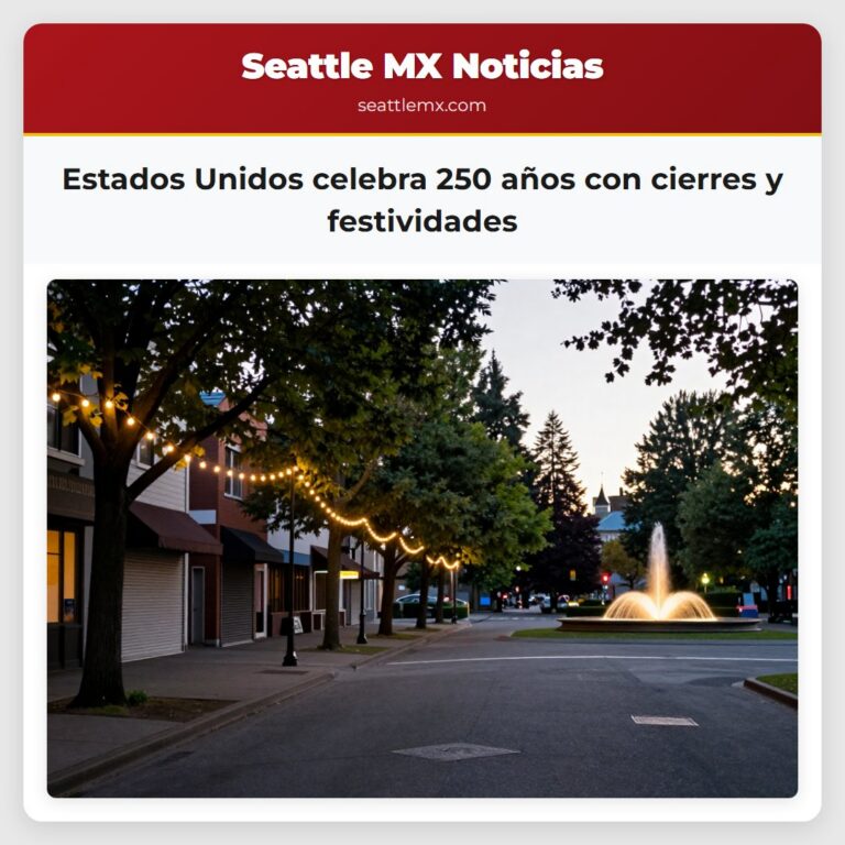 Estados Unidos celebra 250 años con cierres y festividades