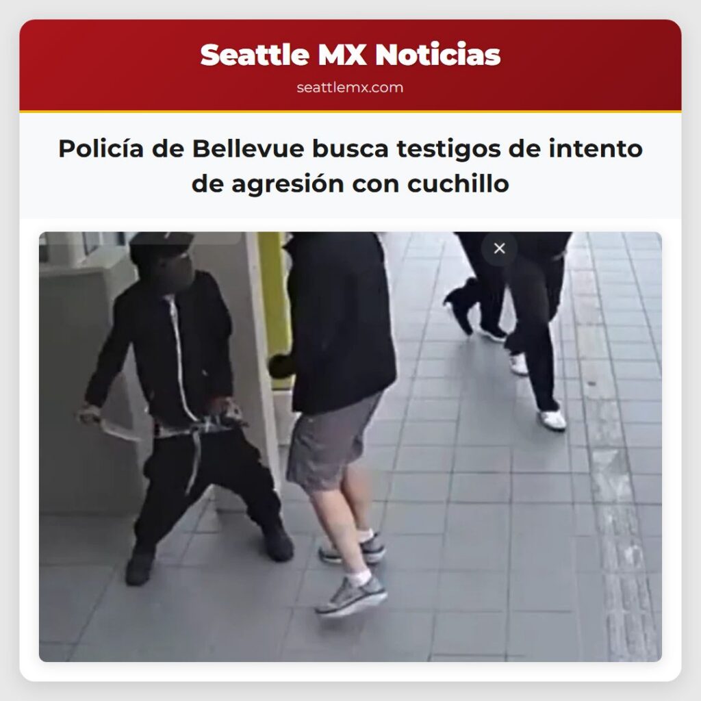 Policía de Bellevue busca testigos de intento de