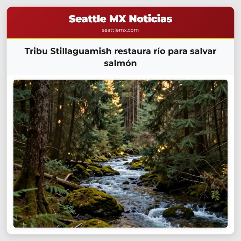 Tribu Stillaguamish restaura río para salvar salmón