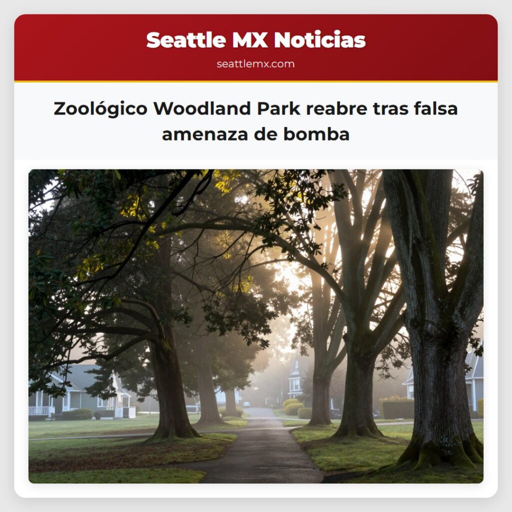 Zoológico Woodland Park reabre tras falsa amenaza